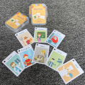 Pikkukuva 4 / 5: 3 kpl Lapset Montessori Vauva Opi Englannin Sana Kortti Flashcards Cogn