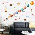 Pikkukuva 4 / 5: Yhdeksän planeetan seinätarrat, luovat PVC-graffititarrat lapsille