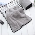 Miniatyrbild 3 av 3: Högdensitets korallfleece biltorkare mikrofiber förtjockad biltvättduk 40*100cm vattenabsorberande snabbtorkande handduk (2 stycken grå)