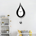 Miniatyrbild 4 av 5: Xintang Tyst Väggklocka Vattendroppe Pendelklocka Modern Design
