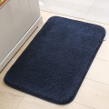 Miniatyrbilde 3 av 3: Sklisikker absorberende lang fluffy mikrofiber badematte maskinvaskbar tykk myk 40x60cm mørk blå