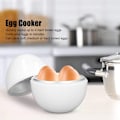 Miniatyrbilde 3 av 5: 1 stk eggkoker, 4 egg kapasitet, mikrobølgeovn, kokte egg, komp