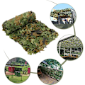 Miniatyrbillede 4 af 4: Rektangulær skygge sejl i grøn camouflage mesh, camouflage design