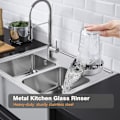 Miniatyrbillede 4 af 5: Glasrenser, rustfrit glasrenser til køkkenvaske, Aut