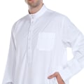 Miniatyrbillede 5 af 5: Herre One-piece Sleepshirt Mellemøstlige Mænds Kåber Hvid (L siz