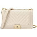 Miniatyrbillede 1 af 5: Quiltet Crossbody Taske Kæde Pung til Kvinder - Klassisk PU Læder S