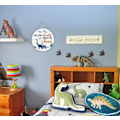 Miniatyrbild 3 av 5: Inspirerande citat Trä Hängande Skylt Plakett, Låt Världen Höra