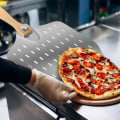 Miniatyrbilde 4 av 5: Perforert pizzaskuffe, pizzaskuffe i rustfritt stål, 36x31cm, pizza