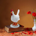 Miniatyrbillede 4 af 5: Realistisk harpiks kylling æg lampe, lysende påskeæg lampe, 3D LE