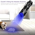 Pikkukuva 3 / 5: SK68 Yksitilainen 300LM Zoomable 396nm UV-Ultraviolet LED Musta Salama