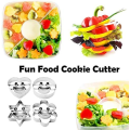 Miniatyrbild 4 av 5: 4 st Cookie Cutter Cookie Cutter Rostfritt Stål Biscuit Form