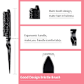 Pikkukuva 3 / 5: 3-osainen hiusharjasarja Provocative Hairbrush Mouse Tail Comb Edge