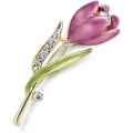 Miniatyrbilde 1 av 4: 1 stk. Elegant tulipanbrosjer for kvinner, blomsternål, klespynt, smykker