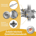 Miniatyrbild 3 av 5: 4smile Parasolstöd för balkongräcke - för rektangulära p