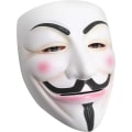 Pikkukuva 1 / 5: V for Vendetta Hacker -naamio Halloween -asu Cosplay -juhlatarvikkeet