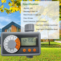 Miniatyrbillede 3 af 3: RoseFlower Automatisk Vanding Timer, Programmerbar Digital Slange Fa