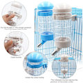 Miniatyrbild 4 av 5: 2 st 400 ml Automatisk Kanin Vattenautomat, Plast Dvärgkanin Hamster