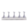 Miniatyrbillede 3 af 5: 2 stk. Akryl Fingernegl DIY Nail Art Display Stand Træningsfin