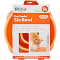 Miniatyrbillede 2 af 5: Anti-glutton langsom madskål til hunde - størrelse M/mini - orange