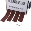Miniatyrbild 3 av 5: Set med 4 sandpappersrullar med infällbar smärgelpappersdispenser f