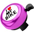 Miniatyrbild 1 av 5: 1 st lila cykelklocka för barn