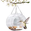 Miniatyrbild 1 av 5: Fågelmatare, Akryldispenser, Hängande, För Fönster, 12,7cm*7,5cm