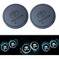Miniatyrbillede 2 af 5: 2 stk. LED-bilkofangerpuder 7 farveskiftende USB-opladningsrulle C