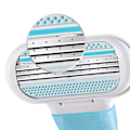 Miniatyrbilde 2 av 3: 1 bladholder, 4 blader, glatte barberblader for kvinner, glatte a