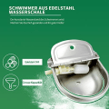 Miniatyrbillede 3 af 5: Kvæg og får rustfrit stål tre-i-én flydeventil automat