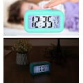 Miniatyrbild 3 av 3: Multifunktionell digital väckarklocka LED Smart Light Clock Tempera
