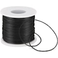 Miniatyrbillede 3 af 5: 1mm sort elastisk snor, 50m elastisk snor til armbånd
