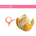 Miniatyrbillede 3 af 5: 2 stk. Citrus Zester Skræller, Appelsinskræller Citrus Fjerner Plast