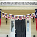 Miniatyrbillede 4 af 5: USA Amerikanske String Vimpel Bannere, Patriotiske Begivenheder 4. Juli Uafhængighedsdag Dekoration Sportsbarer 100 Flag