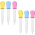 Miniatyrbilde 1 av 4: 6 stk 5 ml matkvalitet silikon og plast dråpepipetter for Ca