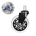 Miniatyrbilde 1 av 4: Kontorstolhjul Erstatning Gummi Stol Caster Kontorstol
