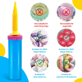 Miniatyrbilde 3 av 4: Oppblåsbar ballongpumpe 3 stk ballongluftpumpe, manuell oppblåser f
