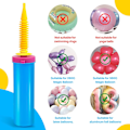 Miniatyrbillede 3 af 4: Oppustelig ballonpumpe 3 stk. ballon luft pumpe, manuel oppuster f