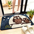Miniatyrbild 3 av 3: Badrumsmattor, badrumsmattor, supermjuk mikrofiber, superabsorberande, halkfri, maskintvättbar, 50 * 80cm