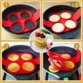 Miniatyrbillede 3 af 5: Non-Stick Silikone Pandekageform Køkkenredskab Ring Maker Silikone
