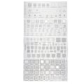 Miniatyrbillede 1 af 5: 4 stk. Universal Bga Stencil Til Mtk Msm Ipad Cpu Ram Pm Power Ic R