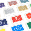 Miniatyrbillede 4 af 5: Craft Ink Pad Stamp Partner DIY Farve, 15 Farve Craft Ink Pads til