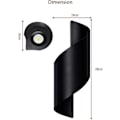 Pikkukuva 5 / 5: 10W LED-ulkoseinävalaisin, vedenpitävä IP66, ulkoseinävalaisin, alumiini