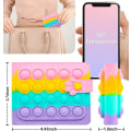 Miniatyrbillede 3 af 5: Pop Purse Tegnebog Taske Til Piger Kvinder Fidget Pops Poppet It Cute M