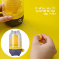 Miniatyrbild 4 av 5: Manuell äggdragare skrambler hushåll vit äggula mixer kit