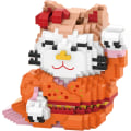 Miniatyrbillede 1 af 5: Micro Cat Byggeklodser Kæledyr Mini Byggelegetøj Klodser Bygning b