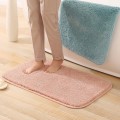 Miniatyrbilde 2 av 3: Lang fluffy sklisikker og absorberende maskinvaskbar mikrofiber badematte tykk, myk 50x80cm rosa