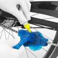 Miniatyrbild 4 av 5: Bärbar cykelkedjetvättset Cykelkedjetvätt Svänghjul Vevarm