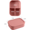 Pikkukuva 5 / 5: Silikoninen Bento-lounasrasia, vuotamaton lounasrasia,