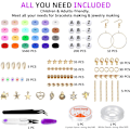 Miniatyrbillede 3 af 5: 6000 stk lerperler til armbåndsfremstilling, 24 farver Flat Preppy Be