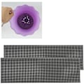 Miniatyrbillede 2 af 5: Fleur Pot Hole Mesh Pad, Kreativ Blomsterpot Fond Grille Multi Fo